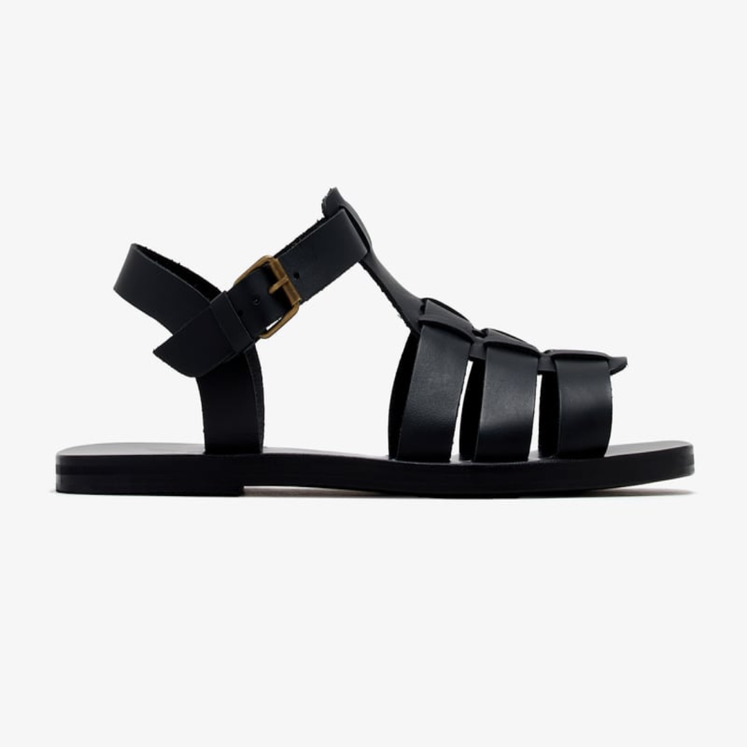 Ancient Greek Sandals Men’s Slides Shoes – Black, Supplier from UAE