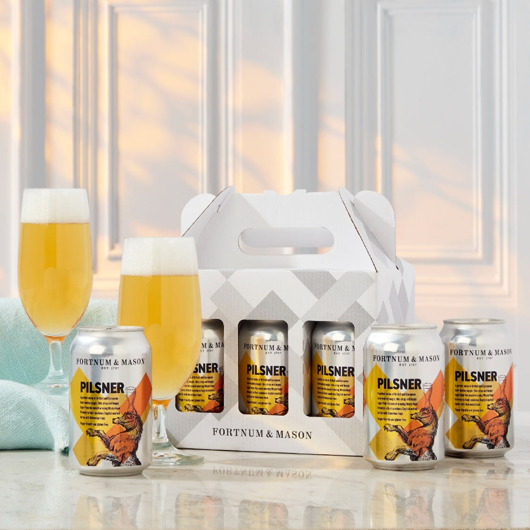 Fortnum’s English Pilsner 6 x 33cl Beer Cans UK