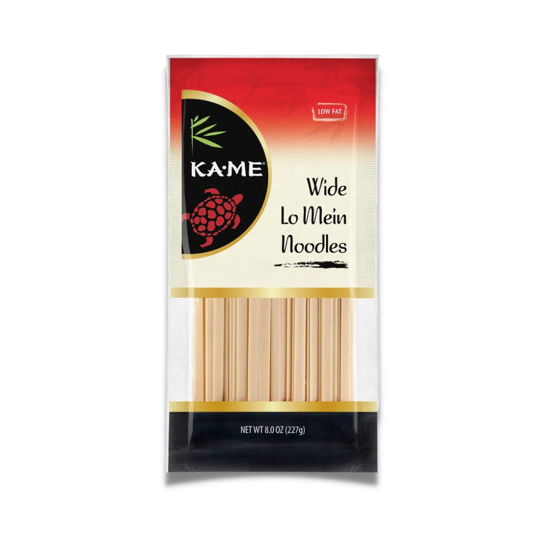 Wide Lo Mein Noodles Asian Cuisine Essentials USA