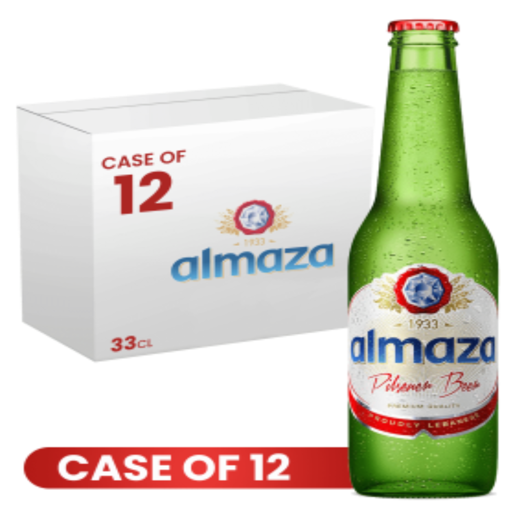 Almaza Beer 33CL x12 Case – Lebanese Lager UAE