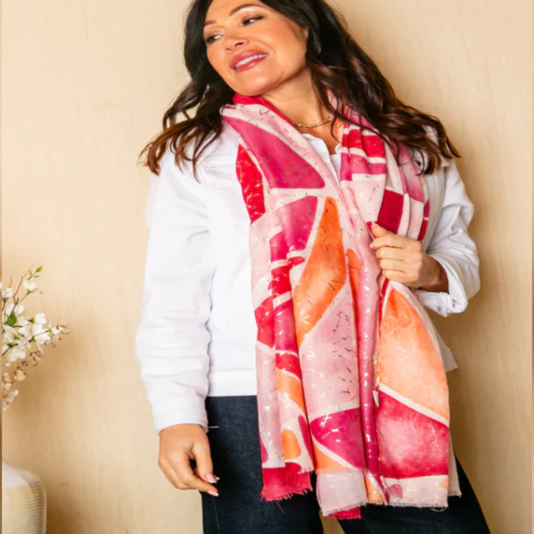 Puglia Cotton Scarf & Shawl Perfect for Summer