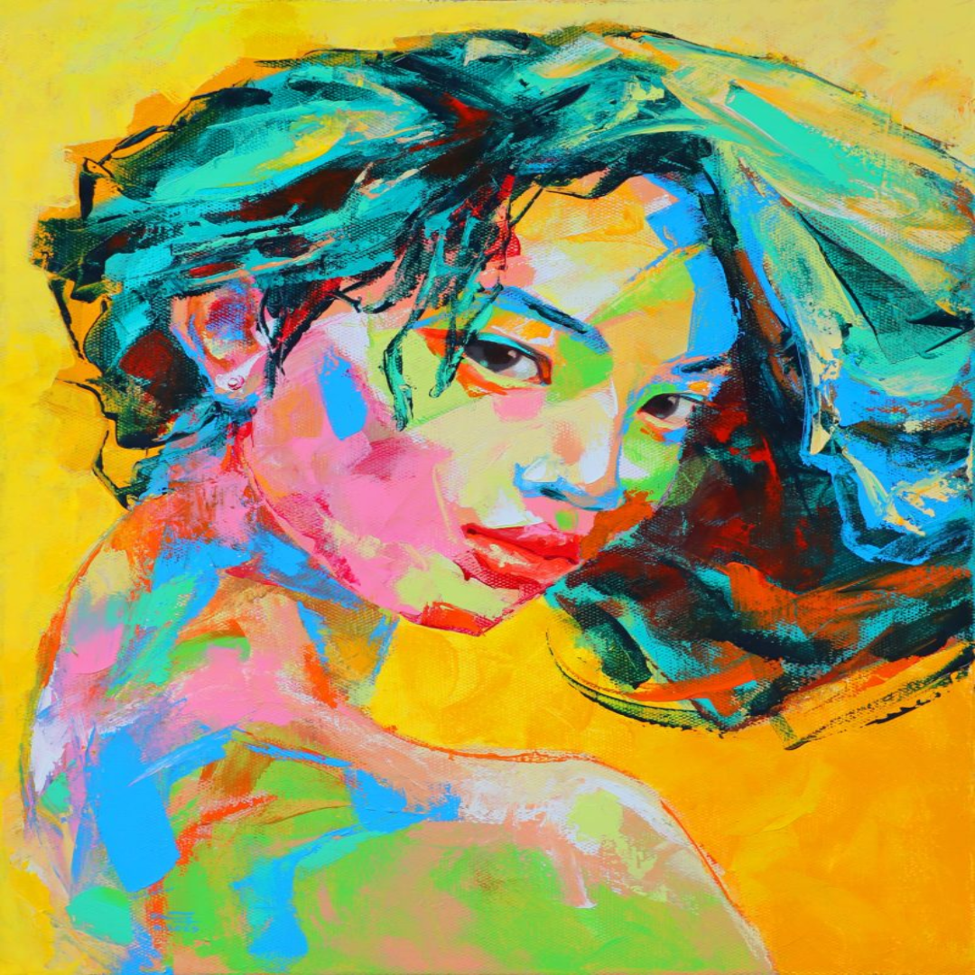 Mai Huy Dung Drift Portrait Painting Artwork