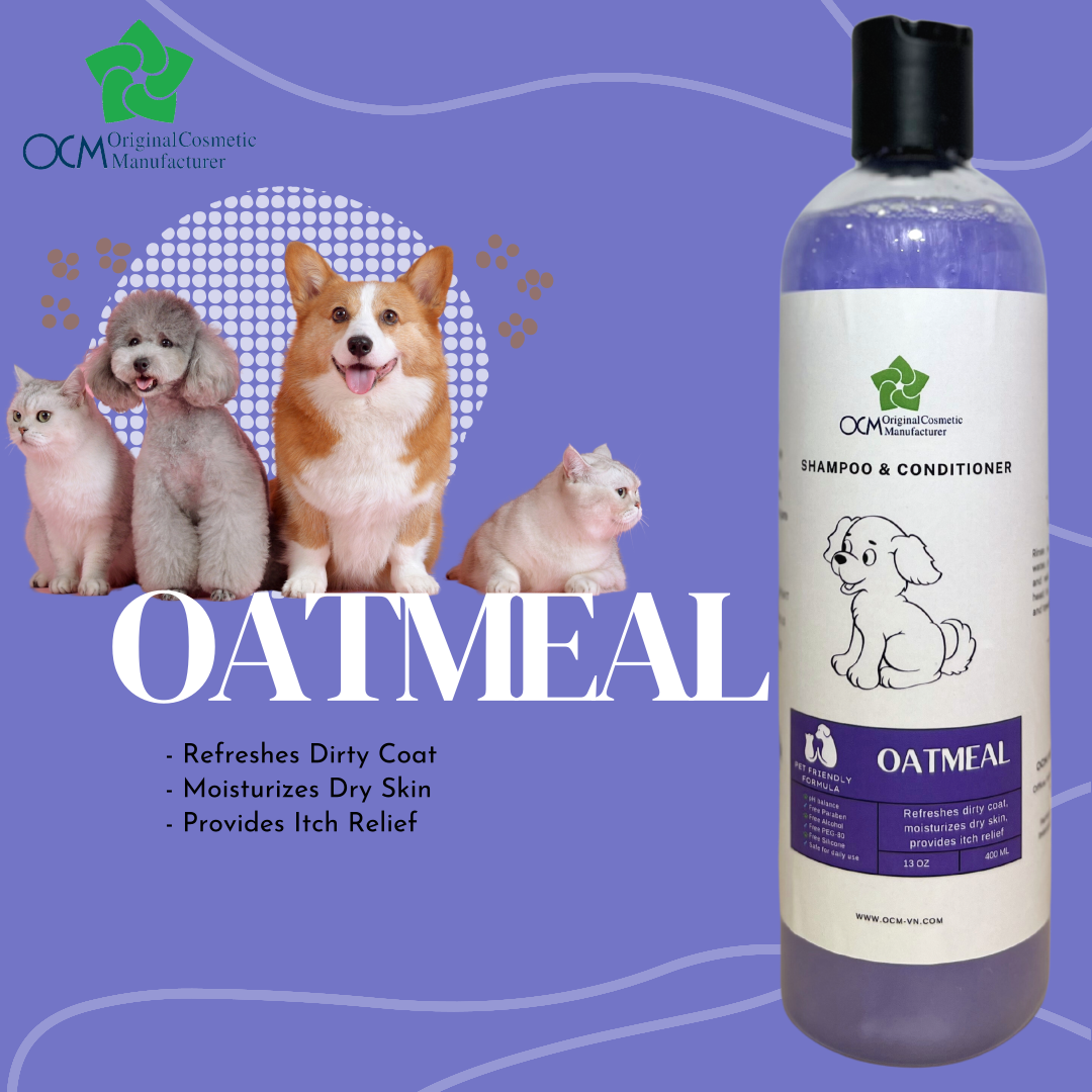 Oatmeal Shampoo For Sensitive Pet Skin