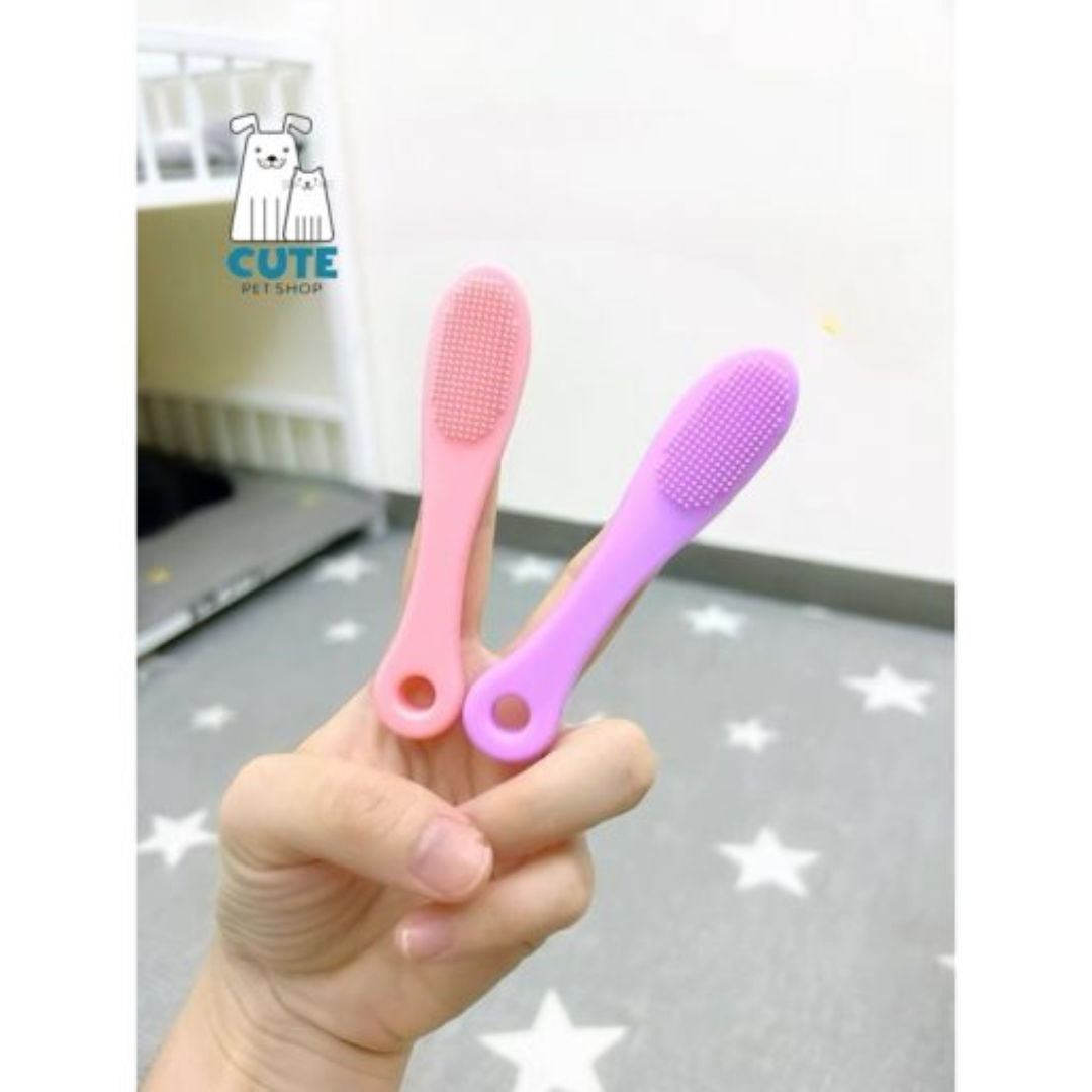 Silicone Finger Toothbrush For Dogs And Cats