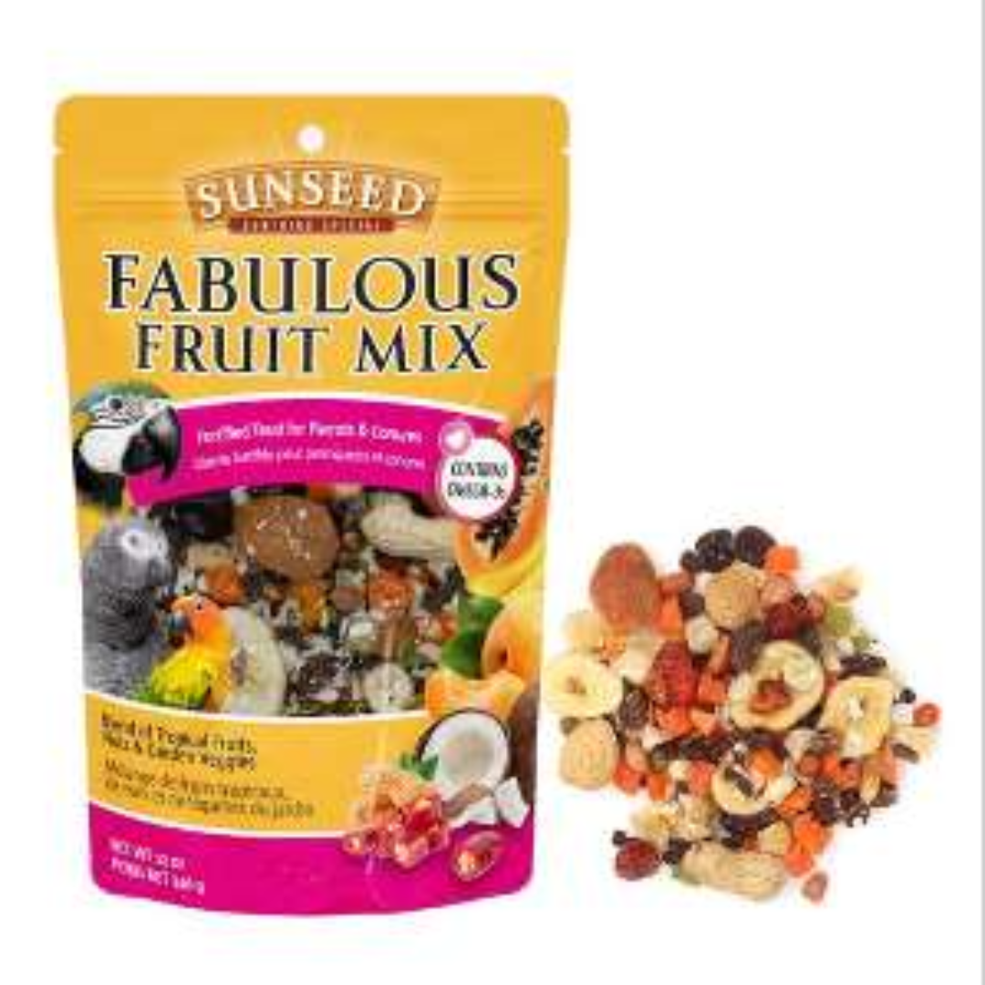 Fabulous Fruit Mix Treats For Parrots 340g