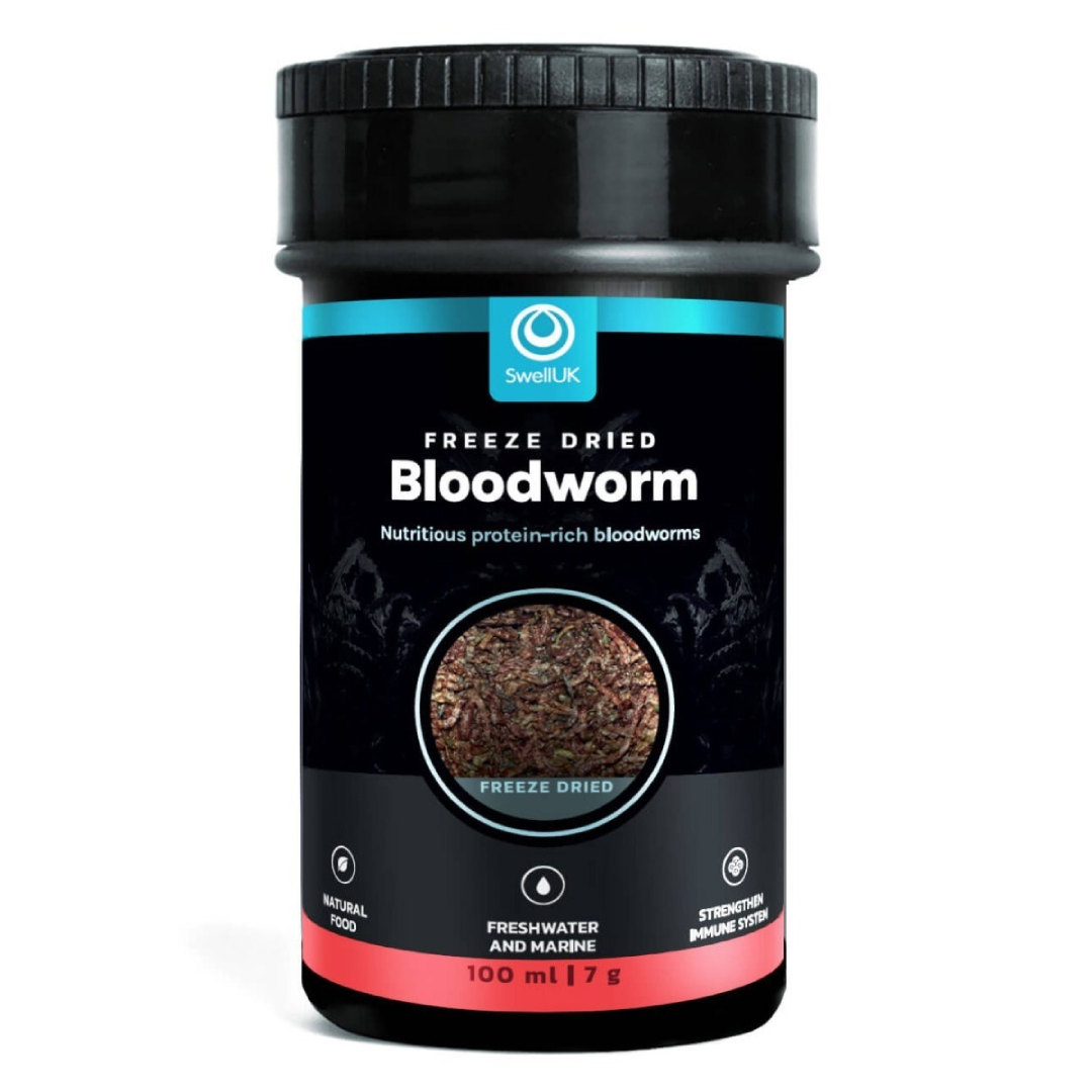 Swell Freeze Dried Bloodworm Fish Food