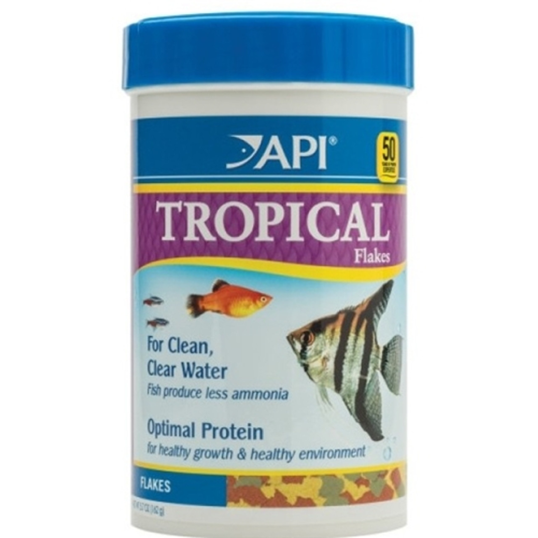 API Tropical Fish Food Flakes 0.36 Oz Pack