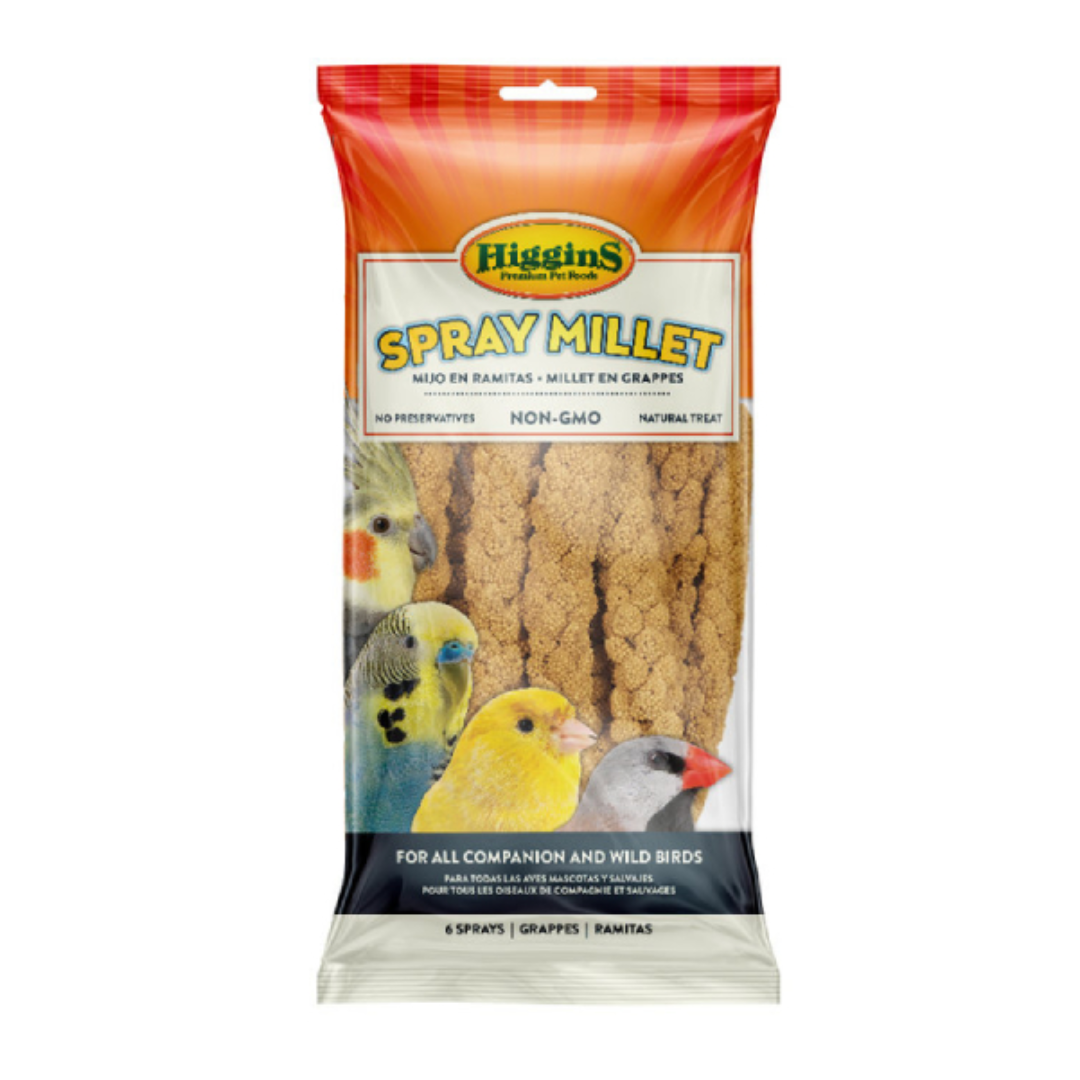 Higgins Spray Millet 5lb Pack For Birds