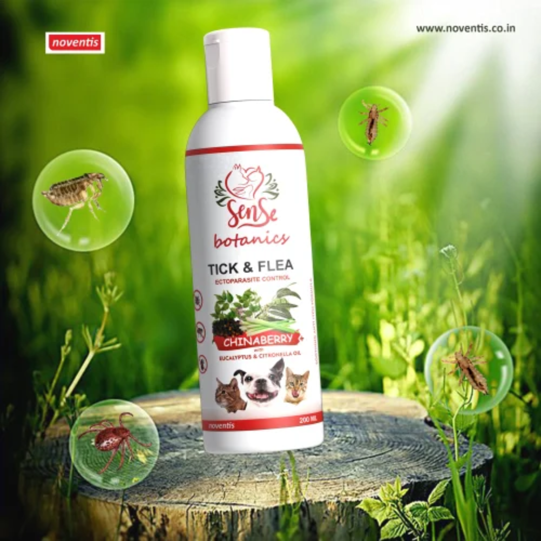 Noventis Sense Botanics Anti Flea Tick Shampoo 200ml