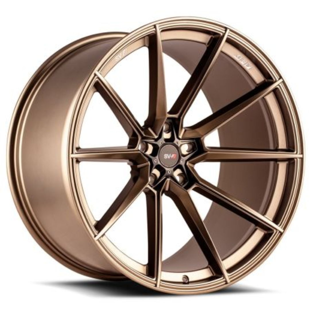22x9 Savini SV F4 Matte Bronze Custom Rim Design