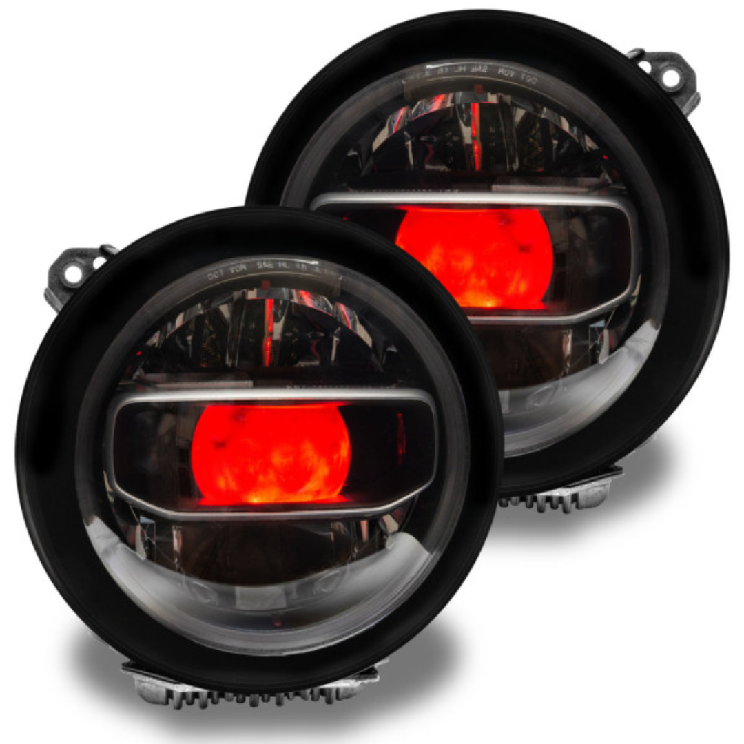 Jeep Wrangler JL & Gladiator JT 2018-2024 Demon Eye LED Headlights