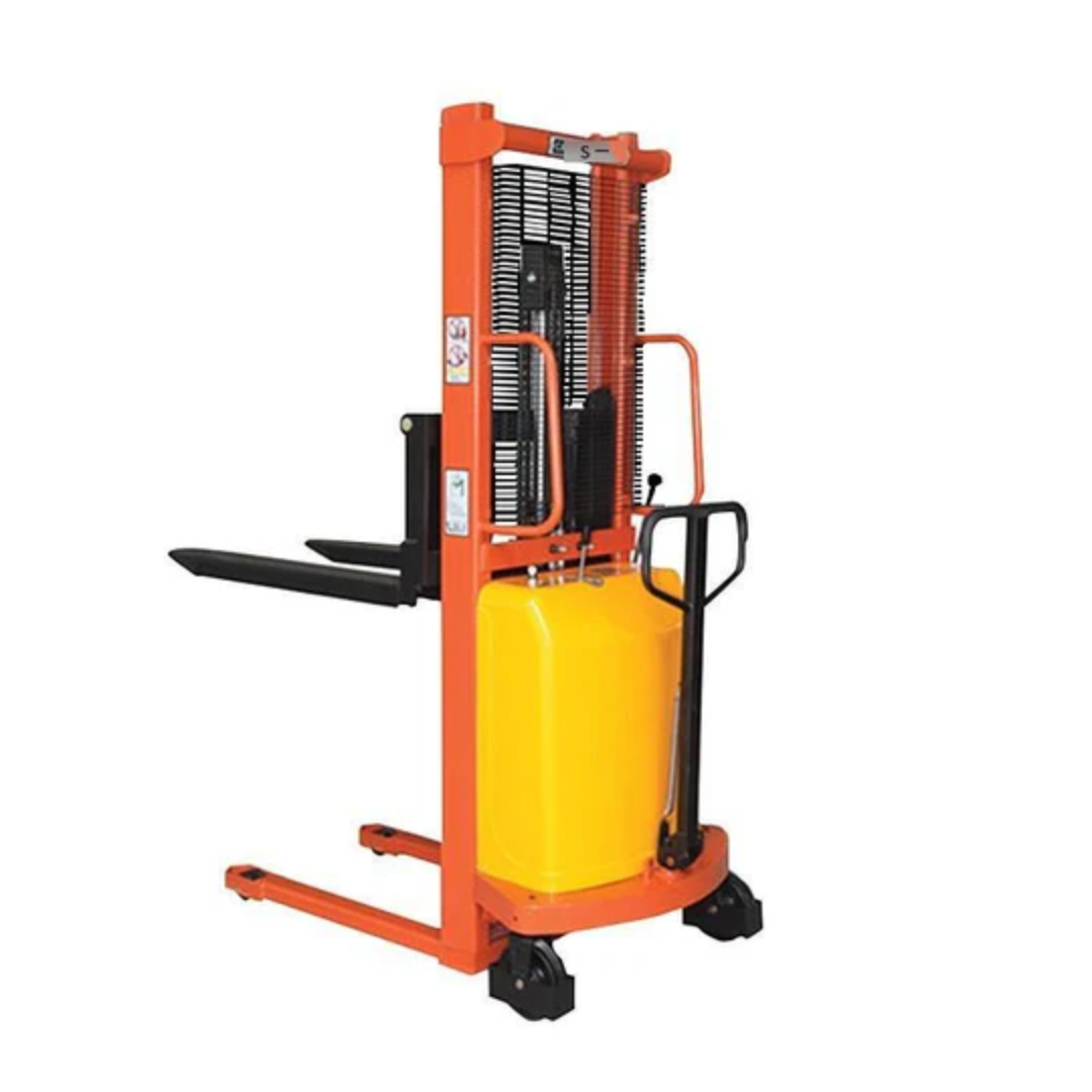 Single Door Semi Electric Stacker Forklift