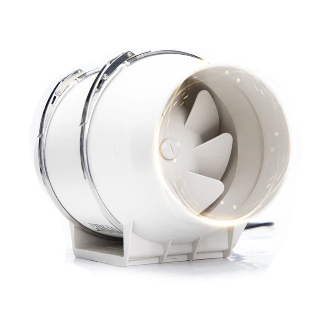 Mixed Flow In-Line Duct Fan 6 Inch High Performance