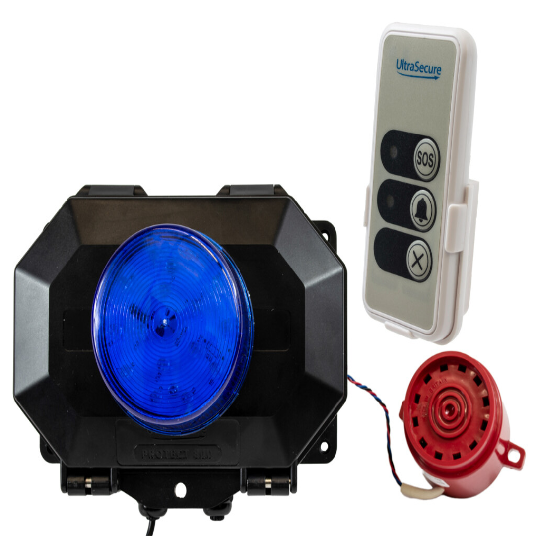 2 Level Staff Protection Wireless Silent Alarm Kit