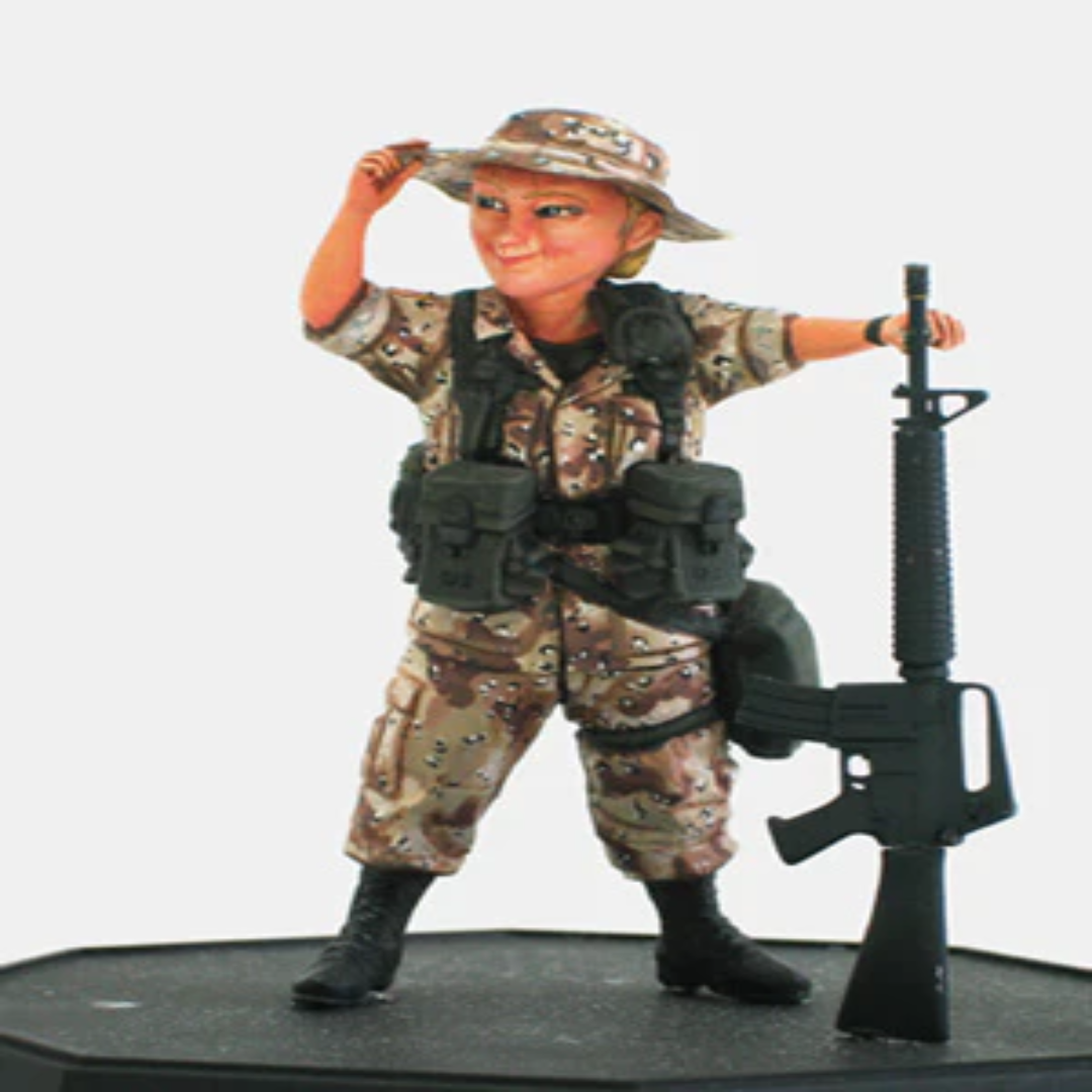 World Fighter Collection Sandy & Colt M16A2 Figure