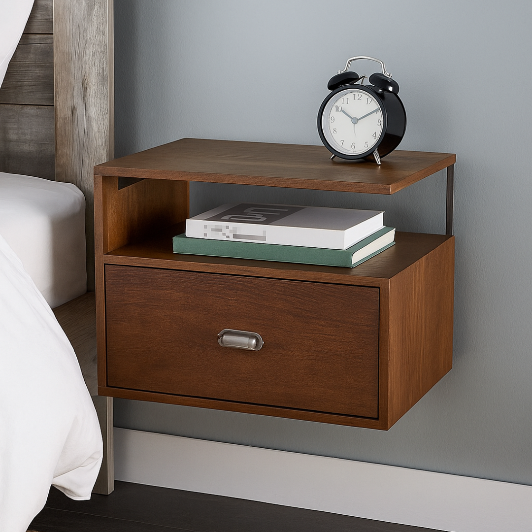 Leroy Floating Night Stand for Modern Bedroom Space Style
