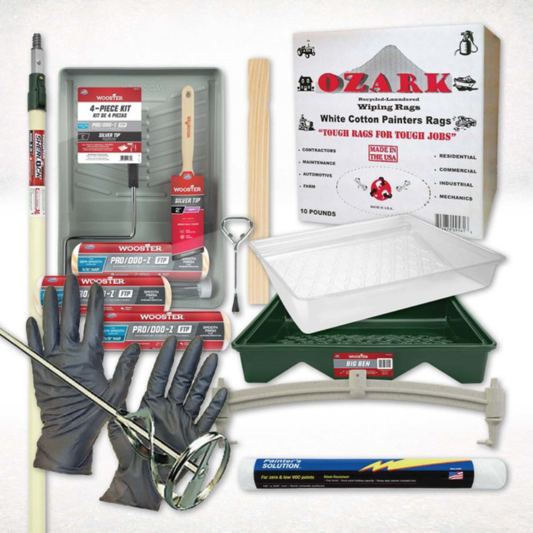 Paint Rolling and Surface Repair Kit for Smooth Results