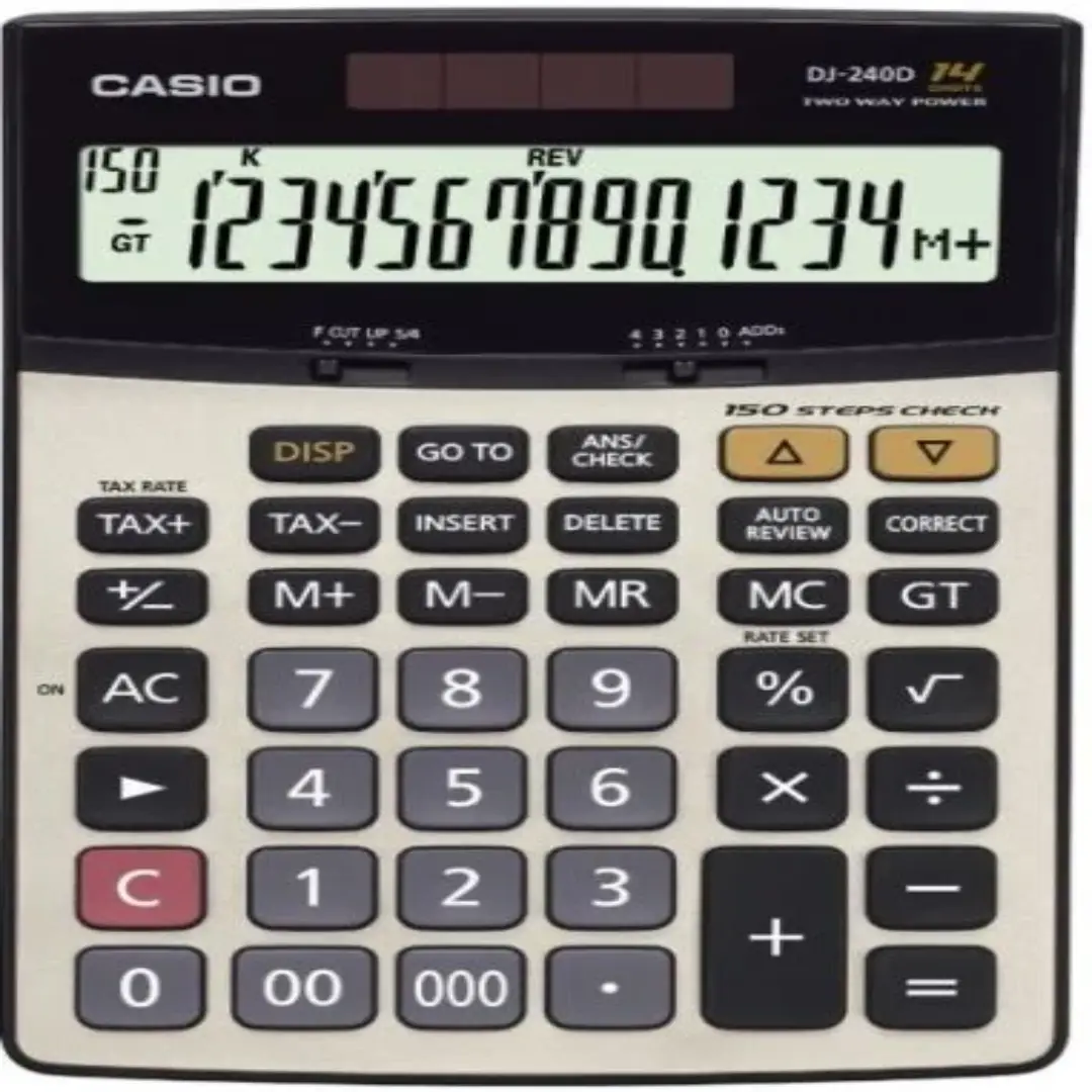 Casio DJ 240D Practical Calculator UAE Electronics