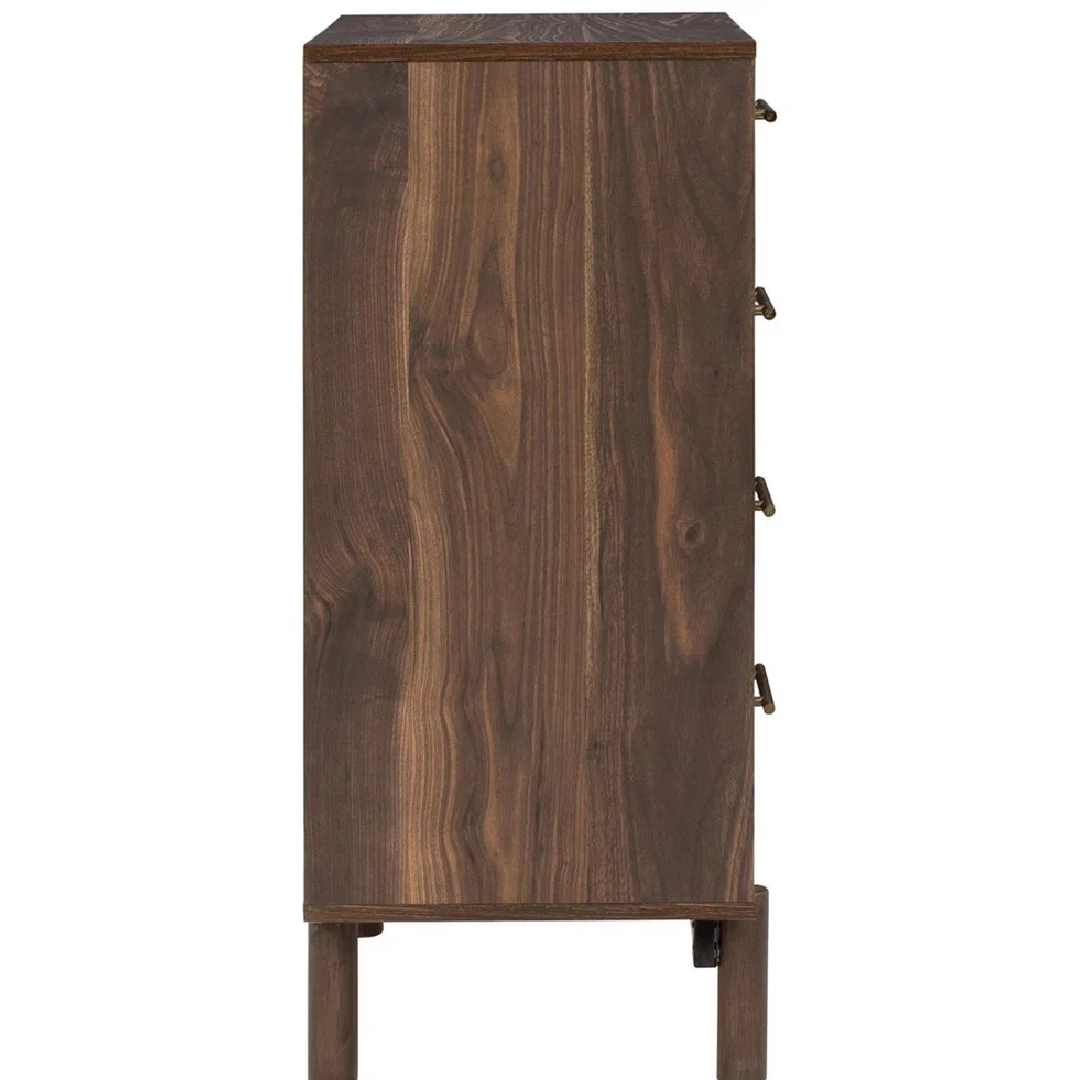Polished Mango Wood Chest Of Drawer Free Standing