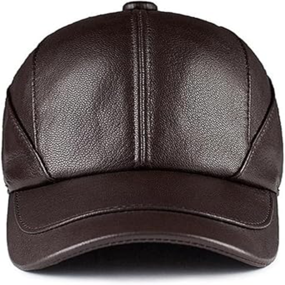 Designer Leather Caps For Casual Wear