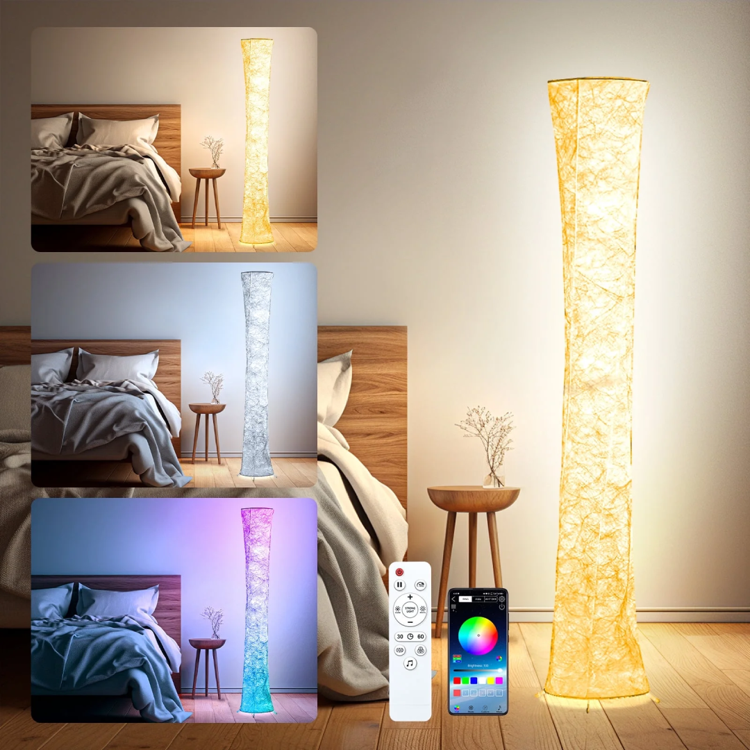 Smart App-Controlled Floor Lamp – Ambience Lighting for Living Room | USA Supplier