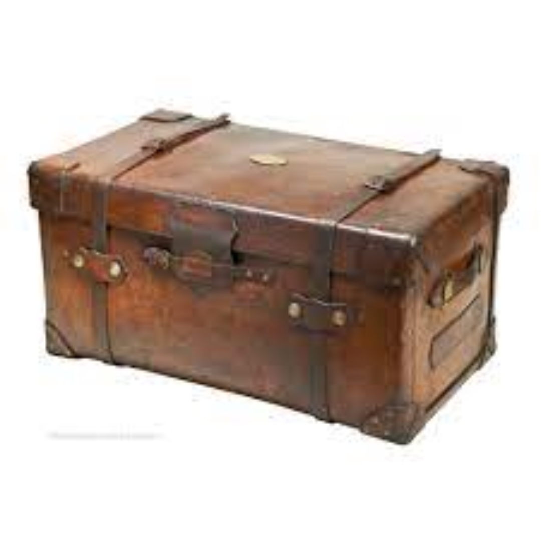 Decorative Leather Trunks For Storage