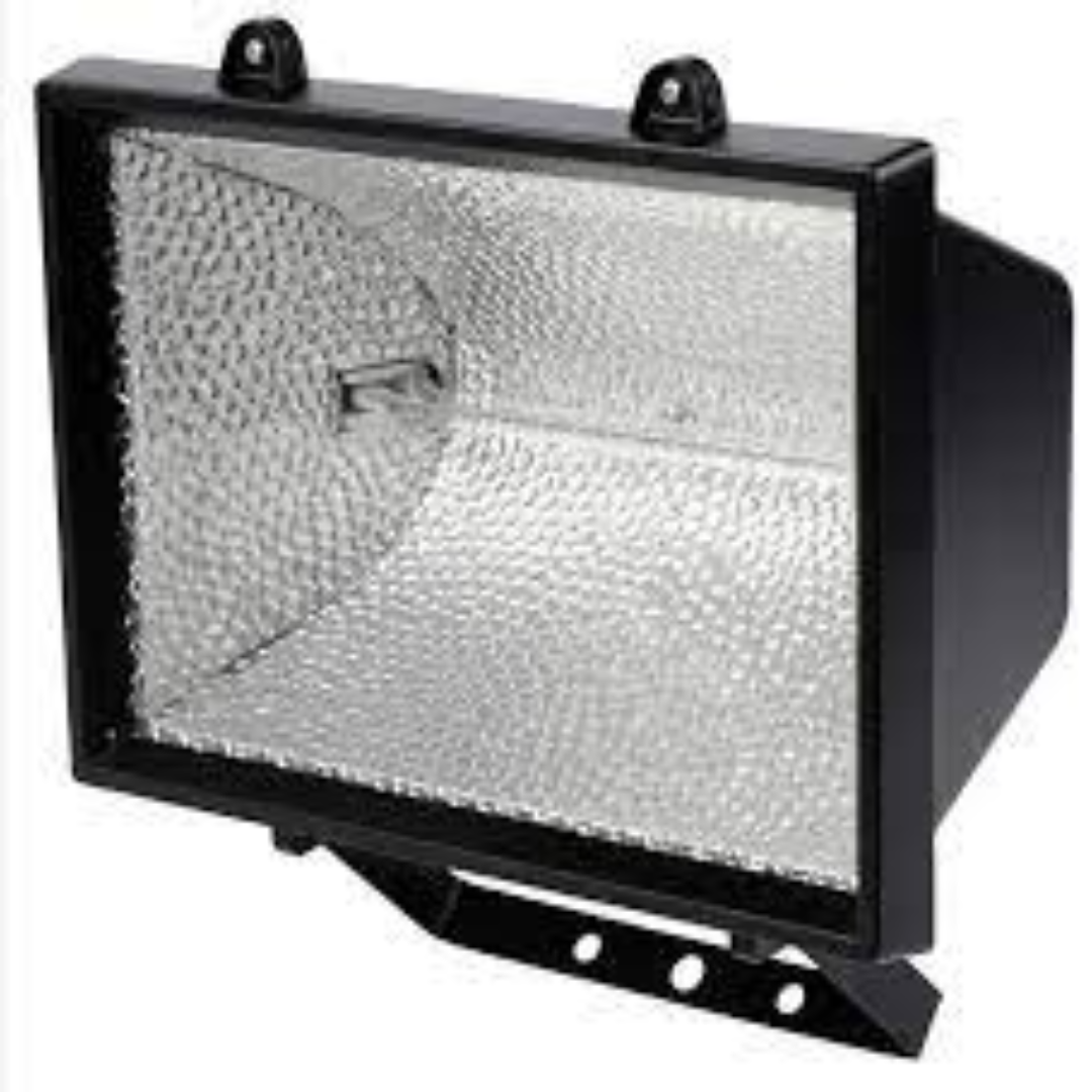 High-Power Halogen Floodlights Ideal For Outdoor Use
