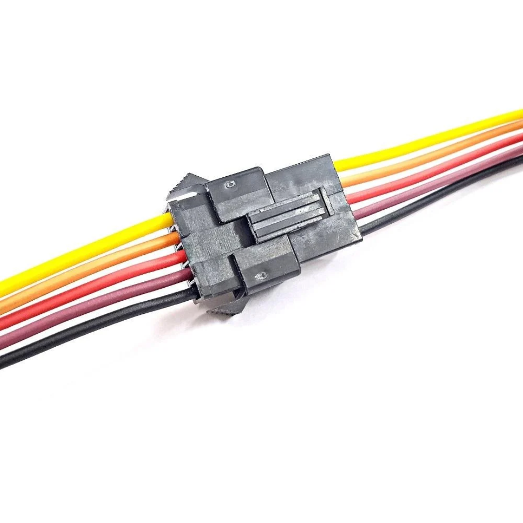 Male 2517-2518 Wire to Wire Power Connector, Brass, CAT5E