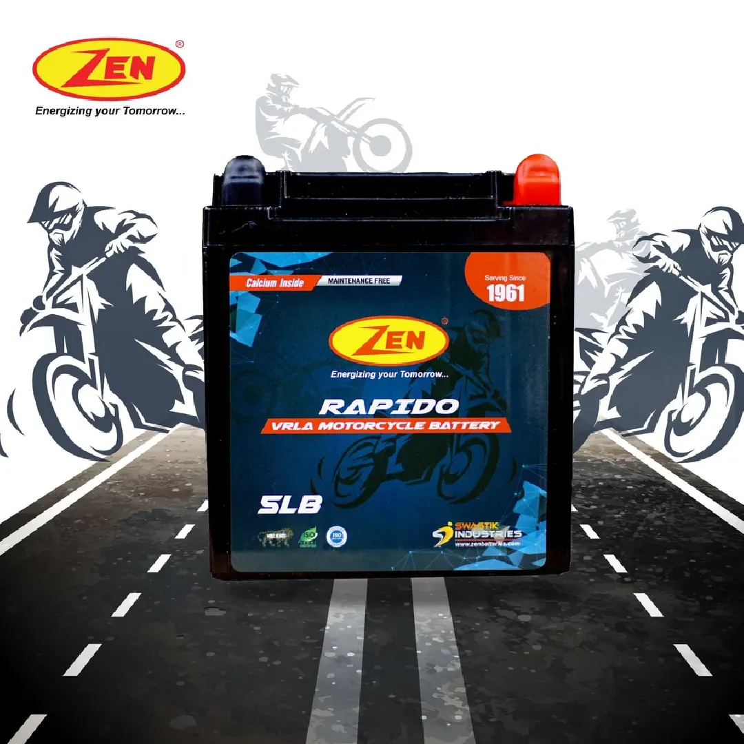 Zen SLA 5LB Motorcycle Battery - High Performance