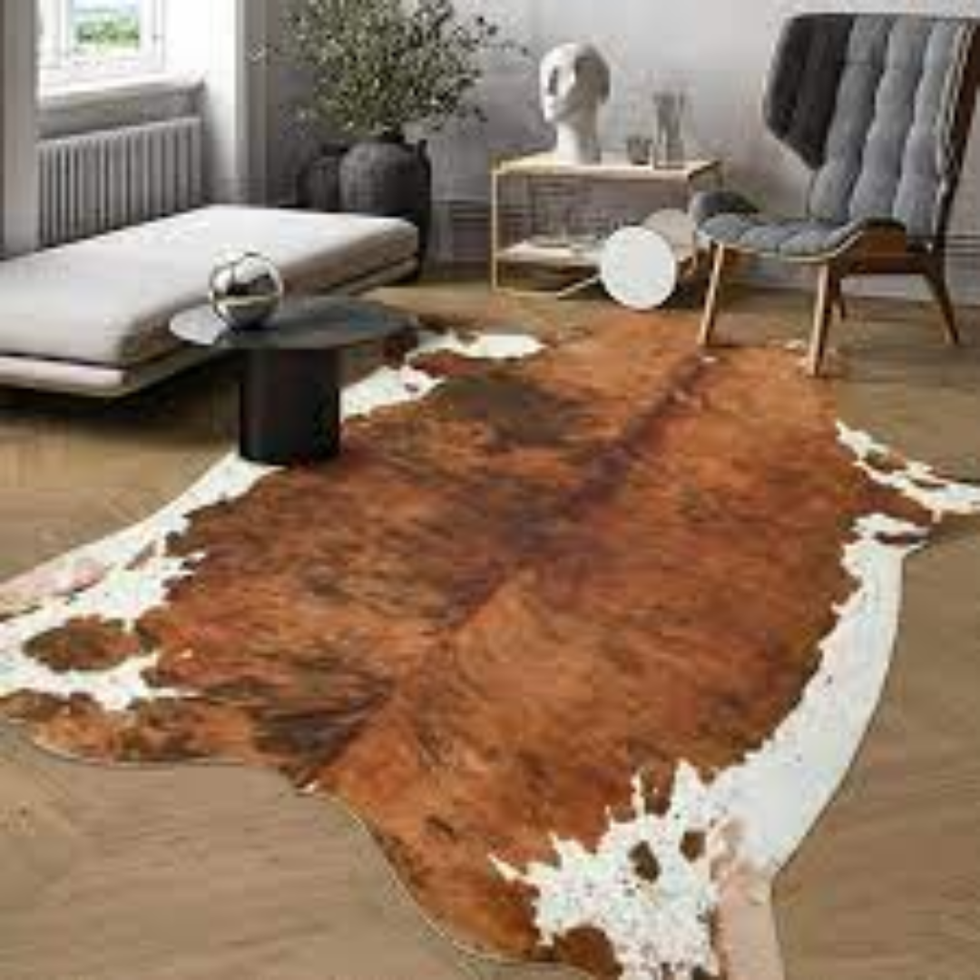 Authentic Leather Cowhide Carpets For Flooring