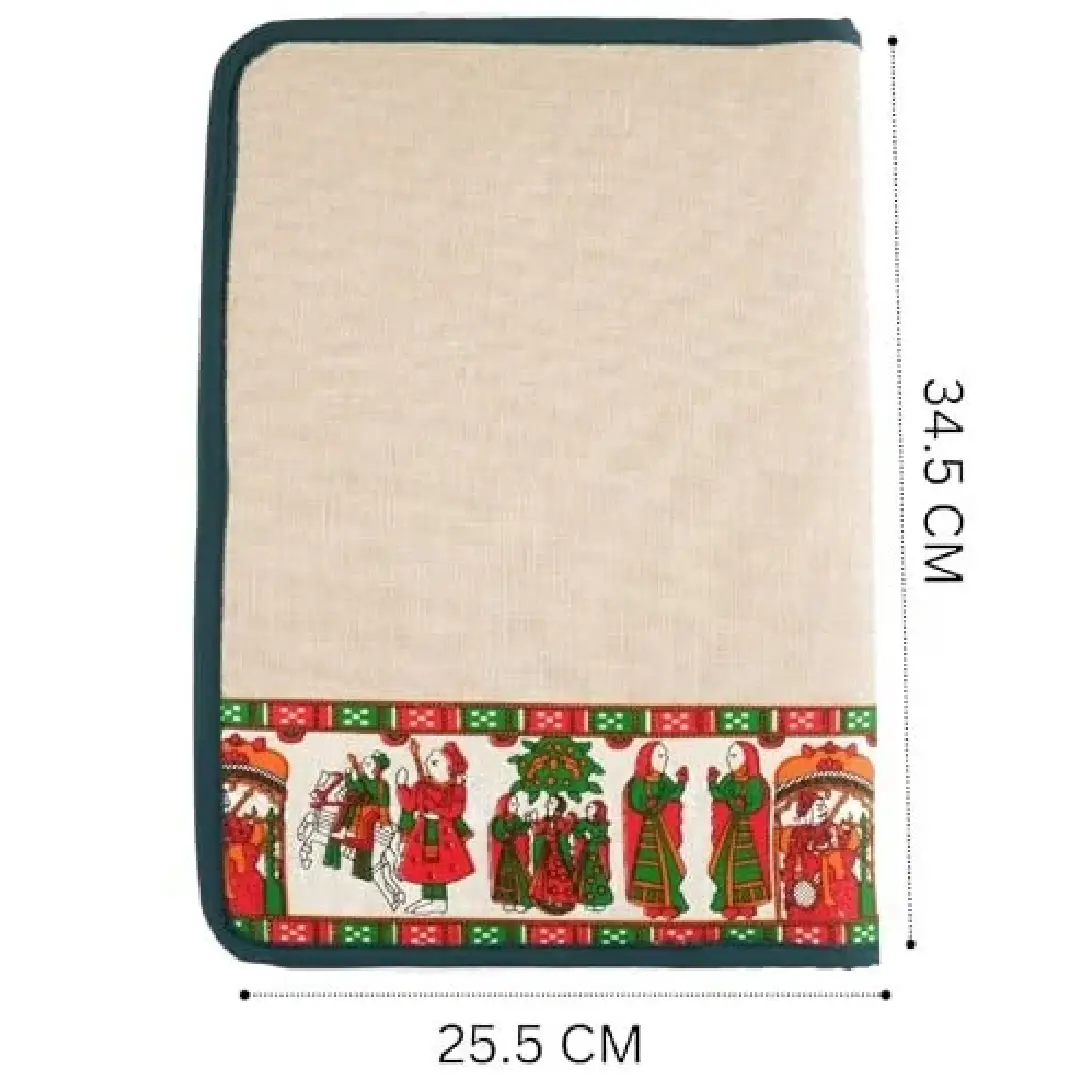  Eco-Friendly Jute File Folder – Traditional Print