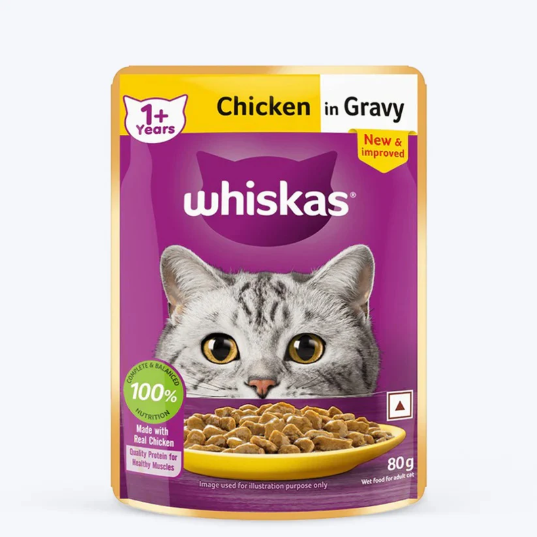 Whiskas Chicken In Gravy Adult Cat Pouch
