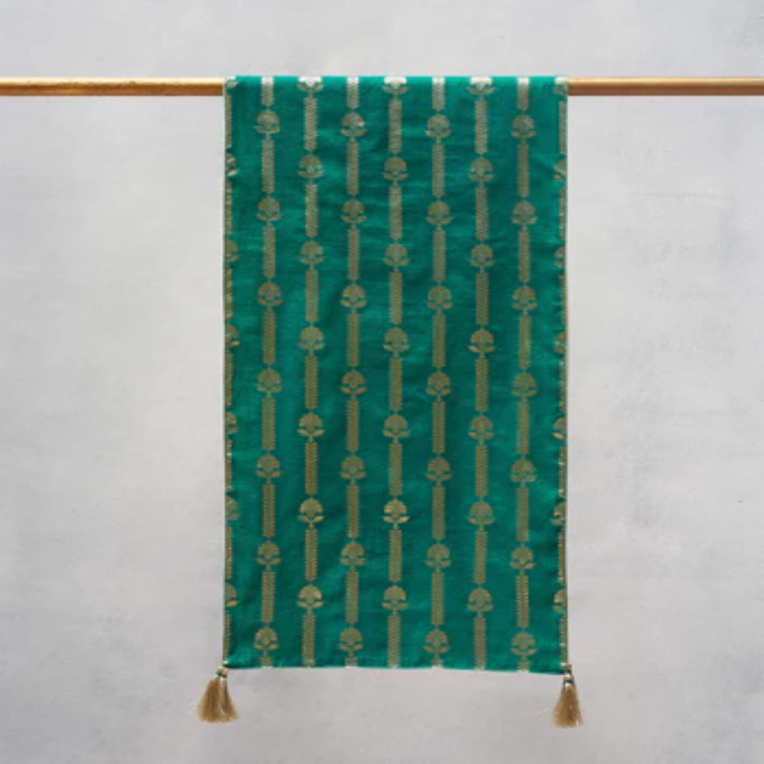 Azraq Table Runner for Artistic Dining Flair and Color