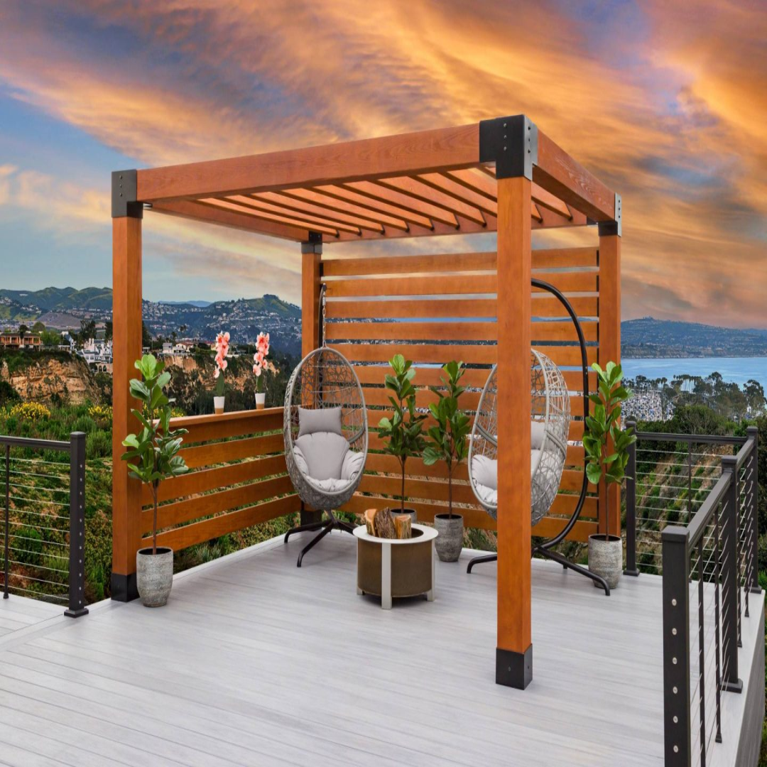 Wooden Pergolas Garden Shade Structures UAE