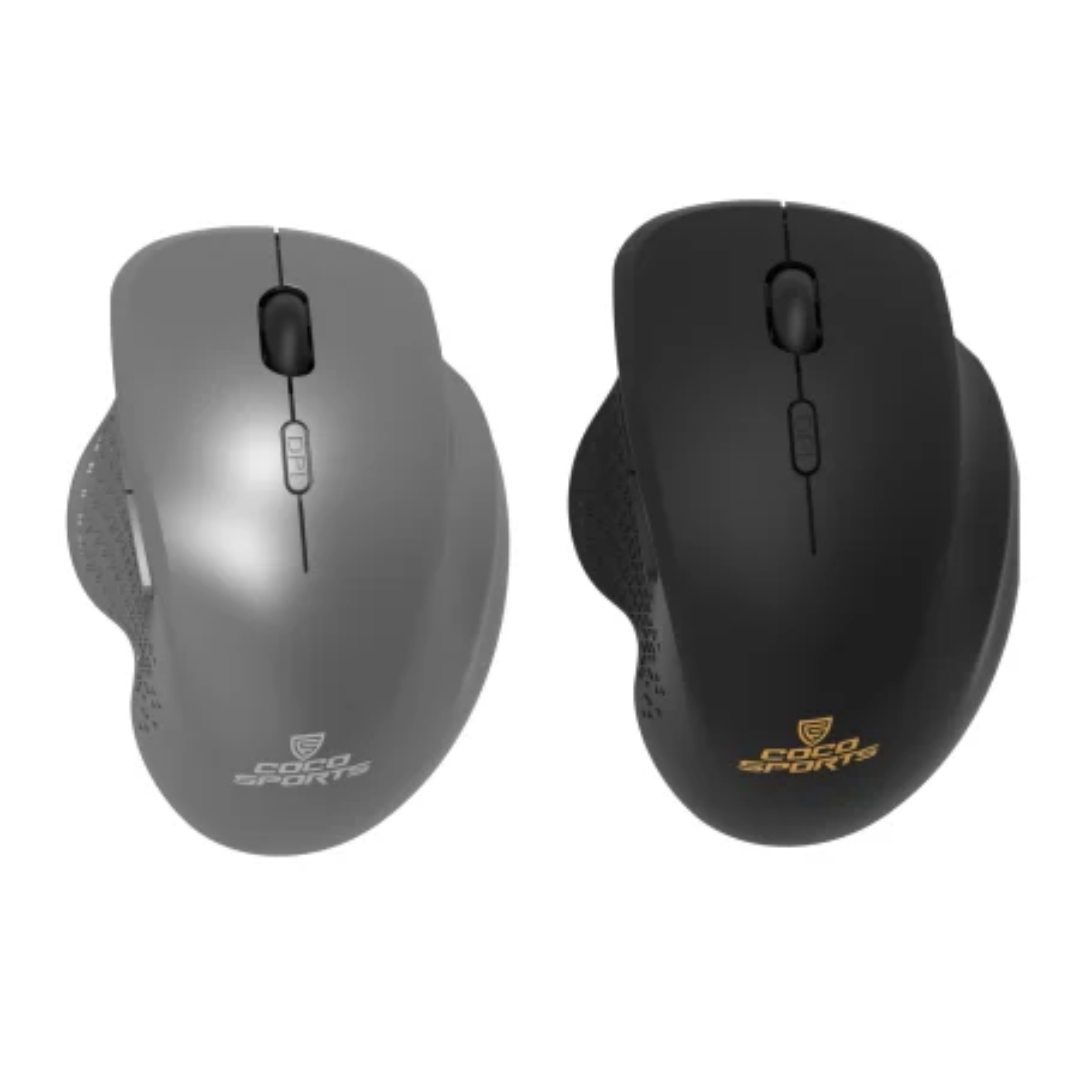 Coconut WM11 Rock Wireless Mouse, Ergonomic Design, Intelligent Power Saving Computer Accessory 