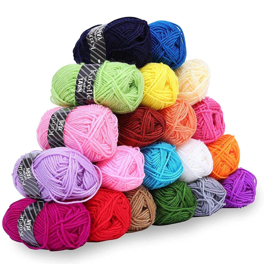 Autumnal Rainbow Yarn Soft Knitting Yarn UK