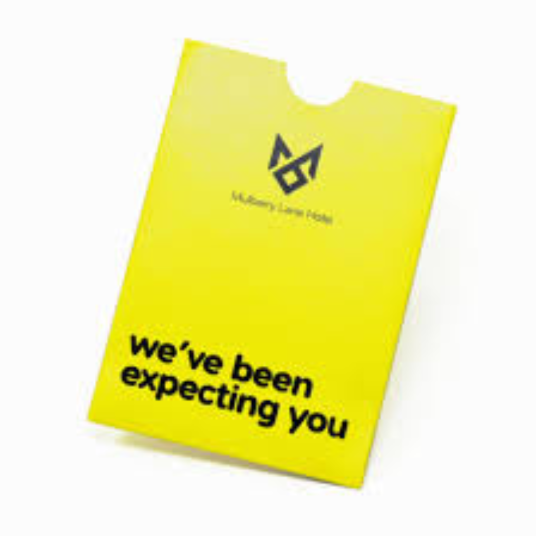 Custom Key Card Holders for Hotels Online