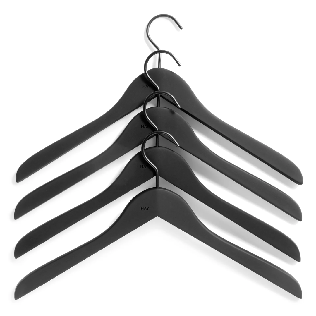 Slim Soft Hanger Set – 4-Pack Space Saver Hangers UK Supplier